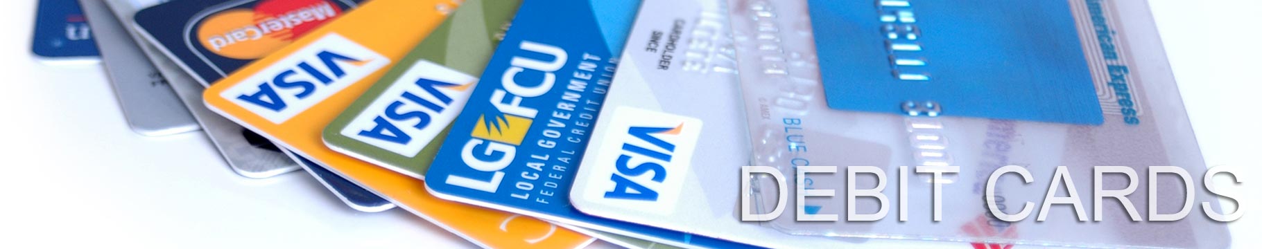 Debit and credit cards