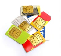 SIM telephone card